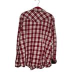 Old Navy  Red Plaid Western Shirt Pearl Snaps Soft Cotton Womens Plus Size XXL Photo 1
