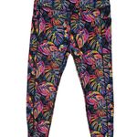 Constantly Varied Gear CVG Women's Leaf Print Leggings Workout High Waist Gym Black Size L Photo 0