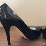 Ivanka Trump Round Toe Black Heels Photo 4