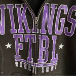 Minnesota Vikings Football Zip Up Hooded Sweatshirt Size L Photo 3