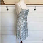 Audrey 3+1 Forest Green & White Marble Mini Slip Dress - S Photo 3