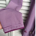 Adidas  Women’s ClimaLite golf Jacket Stretchy Slim Fitting Purple White Small Photo 3