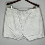 Madewell ‎ Destroyed Denim Shorts White Photo 3
