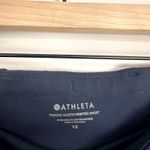 Athleta  Womens Trekkie North Printed Active Shorts Lynx Blue Size 12 Photo 2