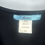 Marciano Vintage  Black Long Sleeve Draped‎ Cowl Neck Dress Size M Photo 4