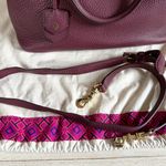 Tory Burch ROBINSON PEBBLED OPEN DOME SATCHEL Deep Berry Photo 8