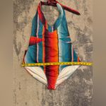 Crazy Train  Multicolor Striped Swimsuit Photo 1