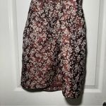 NWT $89 • Leyden • Mini Dress • Blossom Jacquard • Burgundy • XS • Floral Red Photo 9