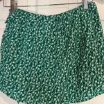 FAVLUX  Green Floral Print Wrap Detail  Shorts Photo 3