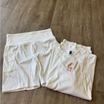PRETTYGARDEN  White Tee and Shorts Set Photo 1