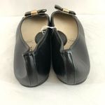 Goldtoe Womens Ballet Flats Faux Leather Slip On Bow Gold Black Size 8 Photo 2