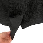 Tahari cap sleeve textured black dress with back slit size 14 Photo 2