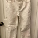 Madewell  Jeans Slim Demi-Boot size 30 cream color  Photo 10