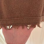 Free People ‎ Oversized Brown Wool Linen Sweater Size Small Photo 4