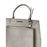 Calvin Klein  genuine saffiano leather tote, color smoke gray Photo 7
