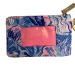 Lilly Pulitzer  Pink and Blue Wallet ID Case Photo 4