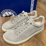 Birkenstock bend low gray suede lace up shoes sneakers new Photo 0