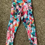 Zyia Active Light N Tight Crop Legging Vibrant Floral 6-8 Photo 4