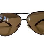 Ellen Tracy Womens Green Metal Aviator Sunglasses Photo 1