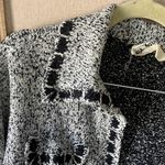 St. John Collection ST JOHN KNITS Black and White Knit jacket Photo 8