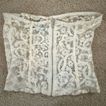 Pretty Little Thing White Lace Corset Photo 2