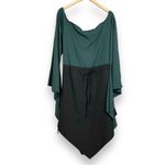 Pirate Wench Halloween Costume Women Long Bell Sleeves Corset Asymmetrical‎ Hem Green Size L Photo 1
