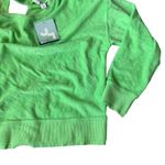 JoyLab Women's Bright Green Open Back Terry Cloth Sweatshirt - Size XS - NWT Photo 5
