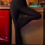 Aerie High Rise Waffle Ruched Flare Legging Photo 1