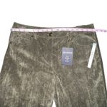New Zac & Rachel Slim Leg Olive Green Corduroy Women's Pants Size 12 Stretch Photo 3
