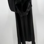 Azazie Black Cowl Neck Maxi Dress Custom Size Satin Bridesmaid Party Prom A2 Photo 3