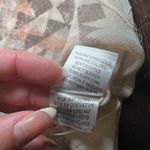 Vintage Y2K Fang Lace Sheer Geometric Blouse Tan Size M Photo 5