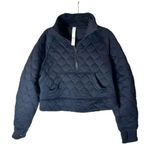Lululemon Scuba Oversized Quilted Half Zip Black Size XS/S Photo 2