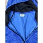 Danskin  Hooded Zip Front Blue Space-Dyed Athletic Jacket LARGE Sportswear Winter Photo 1
