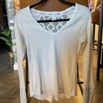 love on a hanger beautiful cream lace thermal top. Photo 1