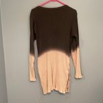 Venus sweater! Tie side blue and cream tunic top! Photo 3