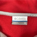 Columbia Fleece Hooded Full Zip Jacket Women M Red Outdoor Everyday Travel Work Photo 8