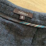 Tocca Grey Wool/Linen Blend Pleated Skirt 8 Photo 4