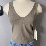 Mate the Label Mate Tencel Rib Crop V-Tank, M Photo 0