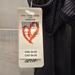 Aerie {M} NWT  Shine Rib One Shoulder Full Coverage One Piece Swimsuit In Black Photo 3