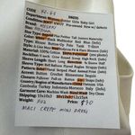 Meshki White Maci Crepe Mini Dress Women Size Medium NWT | 42-63 Photo 8