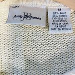 VINTAGE 90s JENNY BUCHANAN Embroidered Leaves Cardigan Red Size M Photo 5