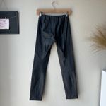 The Row  Lambskin Leather Black Leggings Pull-On Biker Moto Leggings Size Small Photo 6