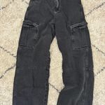 H&M Black Cargo Jeans Photo 0