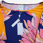 Trina Turk Tropical Floral Breeze Swim Tunic Kaftan Cover-Up Dress Size Large Photo 4