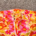 Old Navy  Women's Straight Leg Pants - Pink and Yellow Floral Photo 2