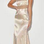 Lulus Champagne Maxi Dress Photo 0