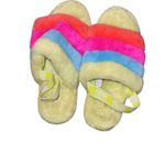 UGG  Colorful Fuzzy Slippers Size 8 Photo 1