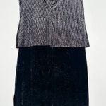 Ronni Nicole Vintage Y2K Ronnie Nicole Velvet Maxi Dress Sz 14 Rainbow Sparkle Whimsigoth NYE Photo 3