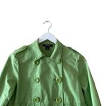 Style & Co Green Peplum Cotton Lightweight Military Style Cropped SZ MP # 1577 Photo 2