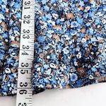 Boden Ditsy Floral Smocked Yoke Blue Mini Dress size 4L Photo 12